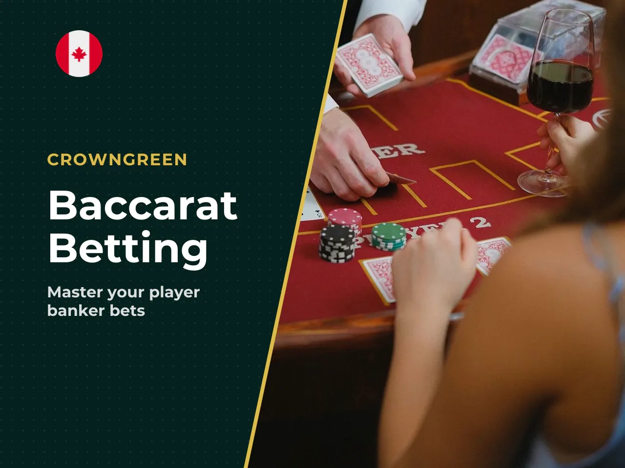 Player, Banker and Tie Bets. Betting