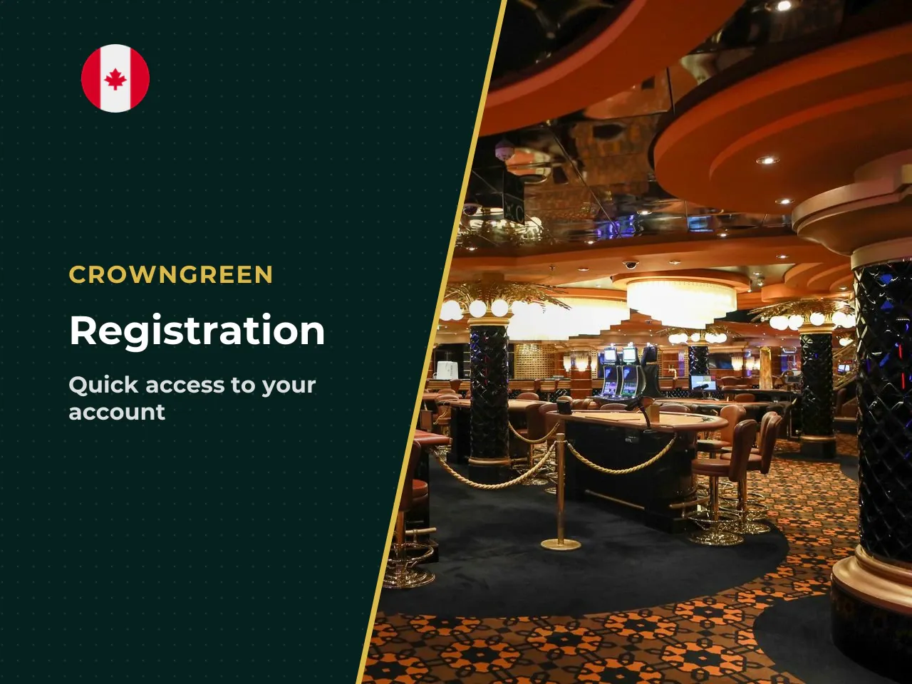 Fast Registration Process and First Sign-In