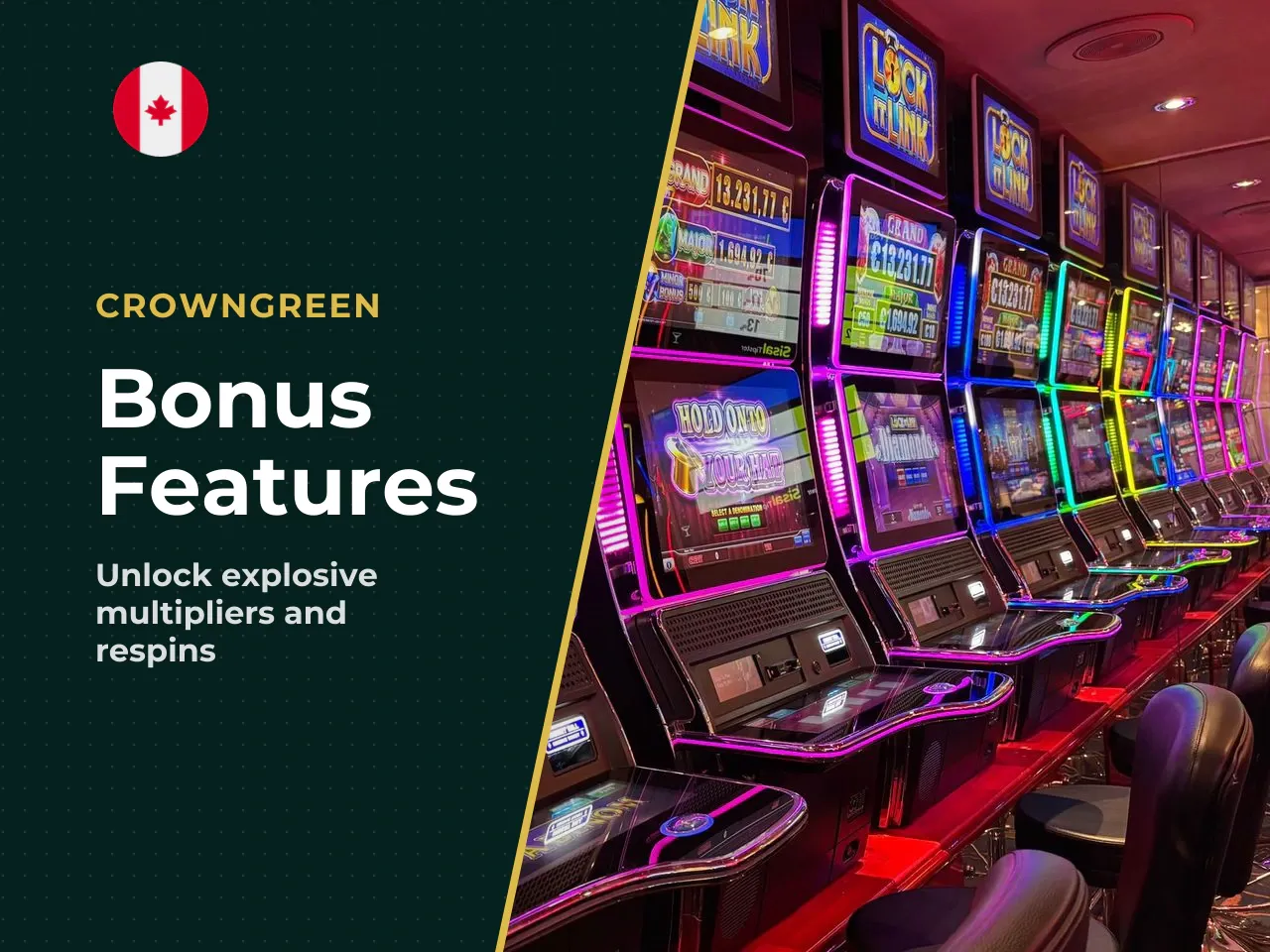 Bonus Features Respin, Wheel and Multipliers