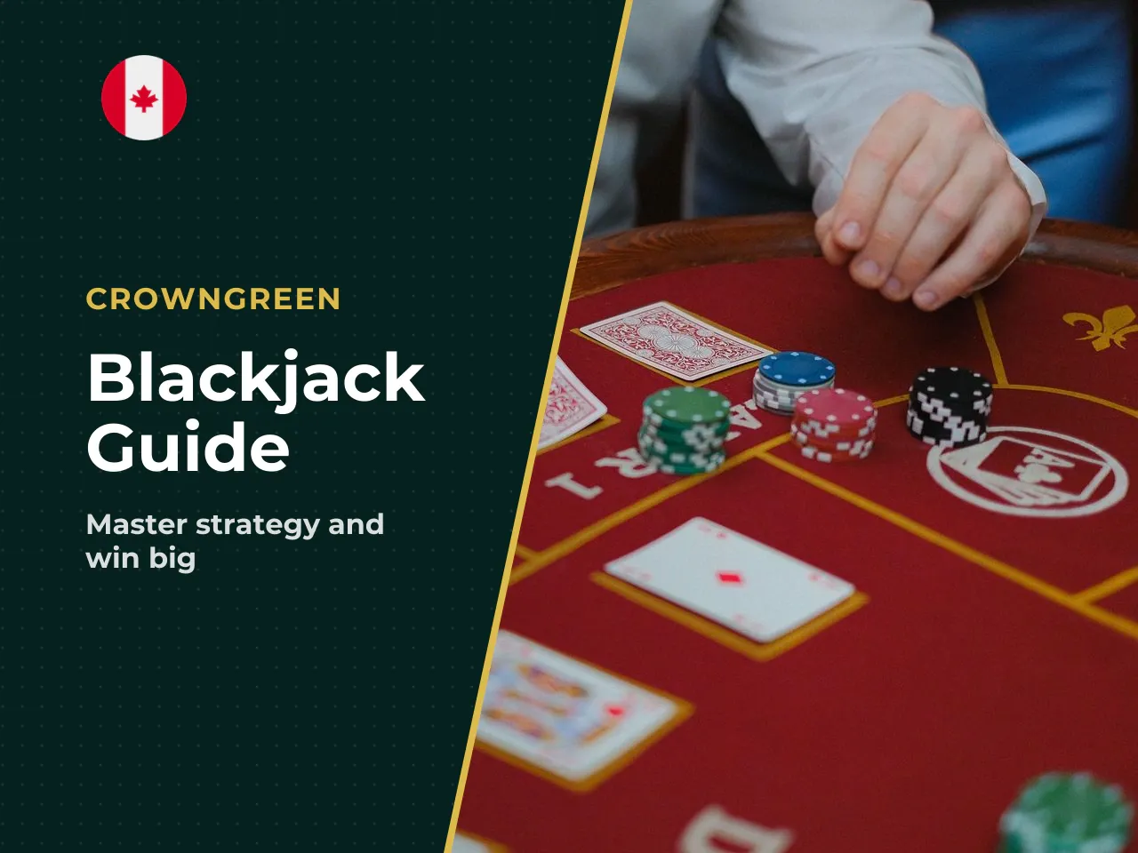 Crowngreen Blackjack Rules, Variants, Strategy, Bonuses
